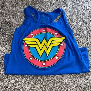 Wonder Woman razor back tank top